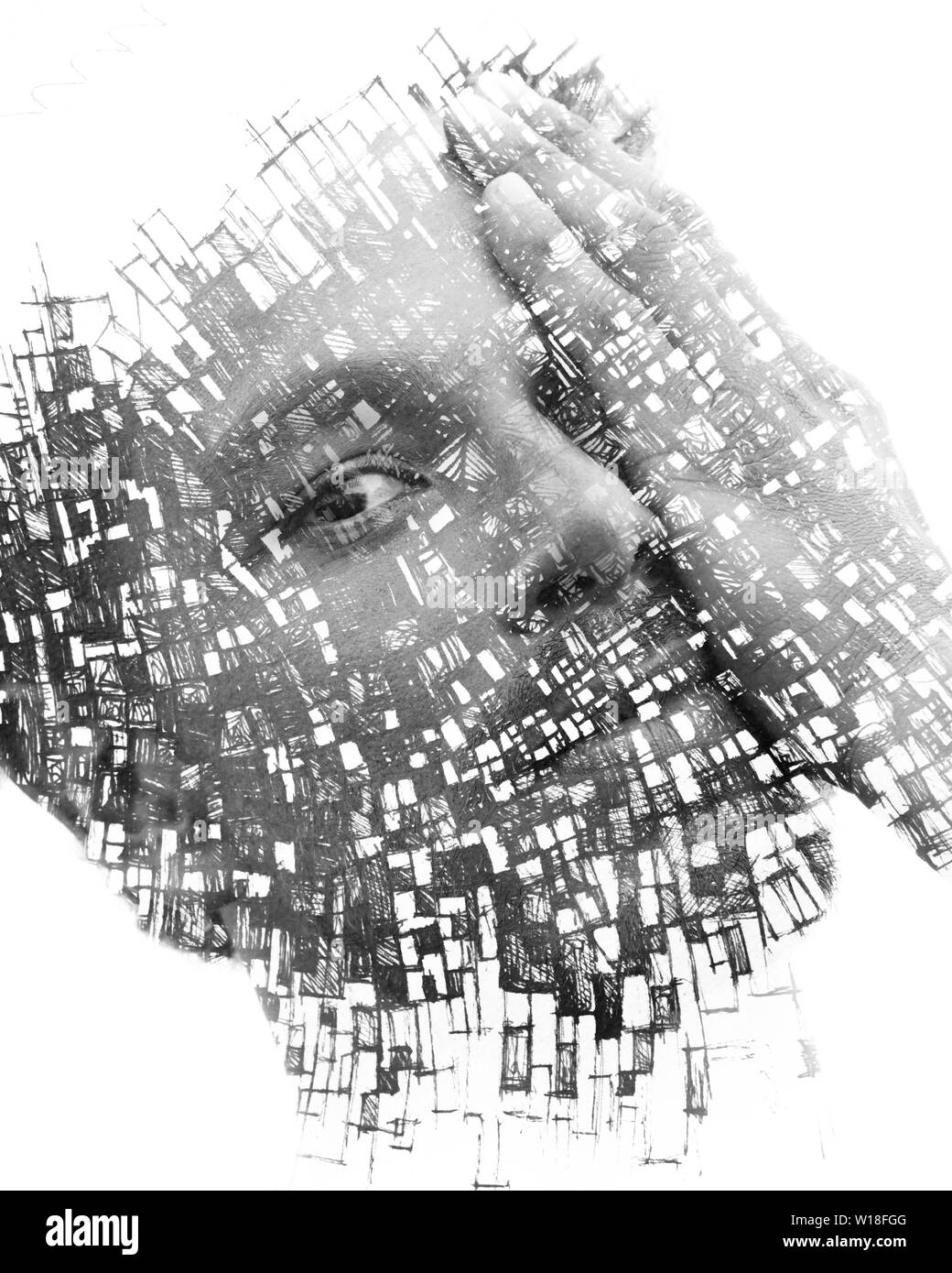 Repetitive model hi-res stock photography and images - Alamy