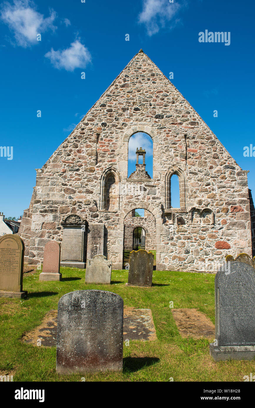 Kincardine O'Neil Old Parish Church and Hospital, Kincardine O'Neil, Aberdeenshire, Scotland. Stock Photo