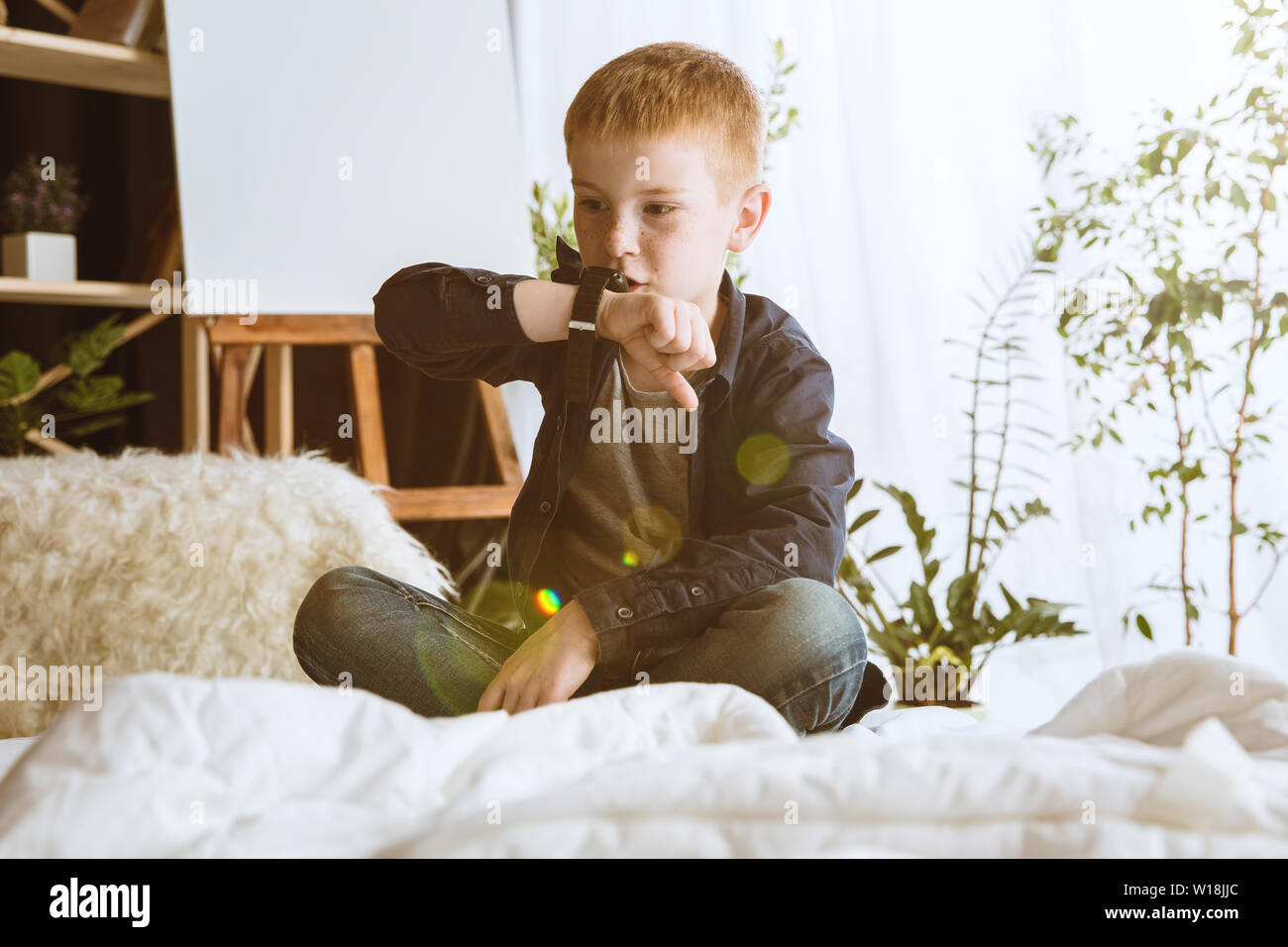 Why Are Kids Different At Home And At >> Boy Using Different Gadgets At Home Little Model With Smart Why Are Kids Different At Home And At >> Boy Using Different Gadgets At Home Little Model With Smart