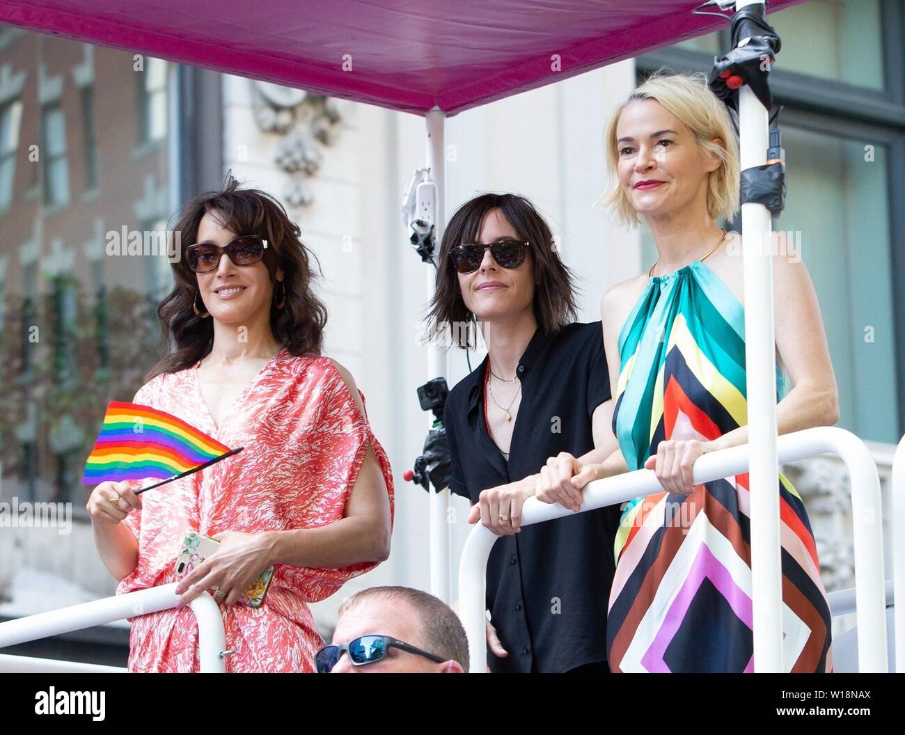 New York, NY, USA. 30th June, 2019. Jennifer Beals, Katherine Moennig
