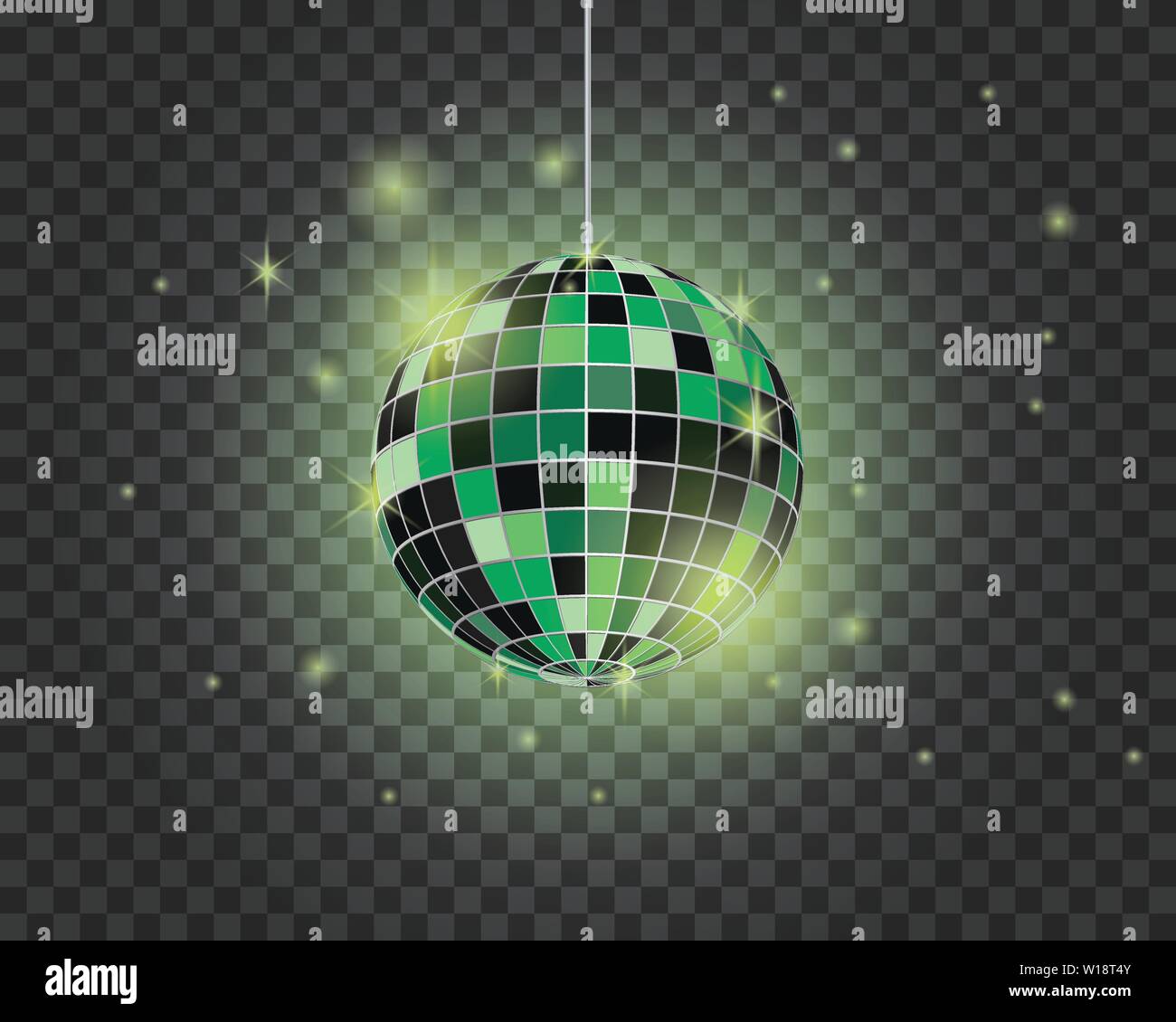 Disco ball vector icon illustration design template Stock Vector Image ...