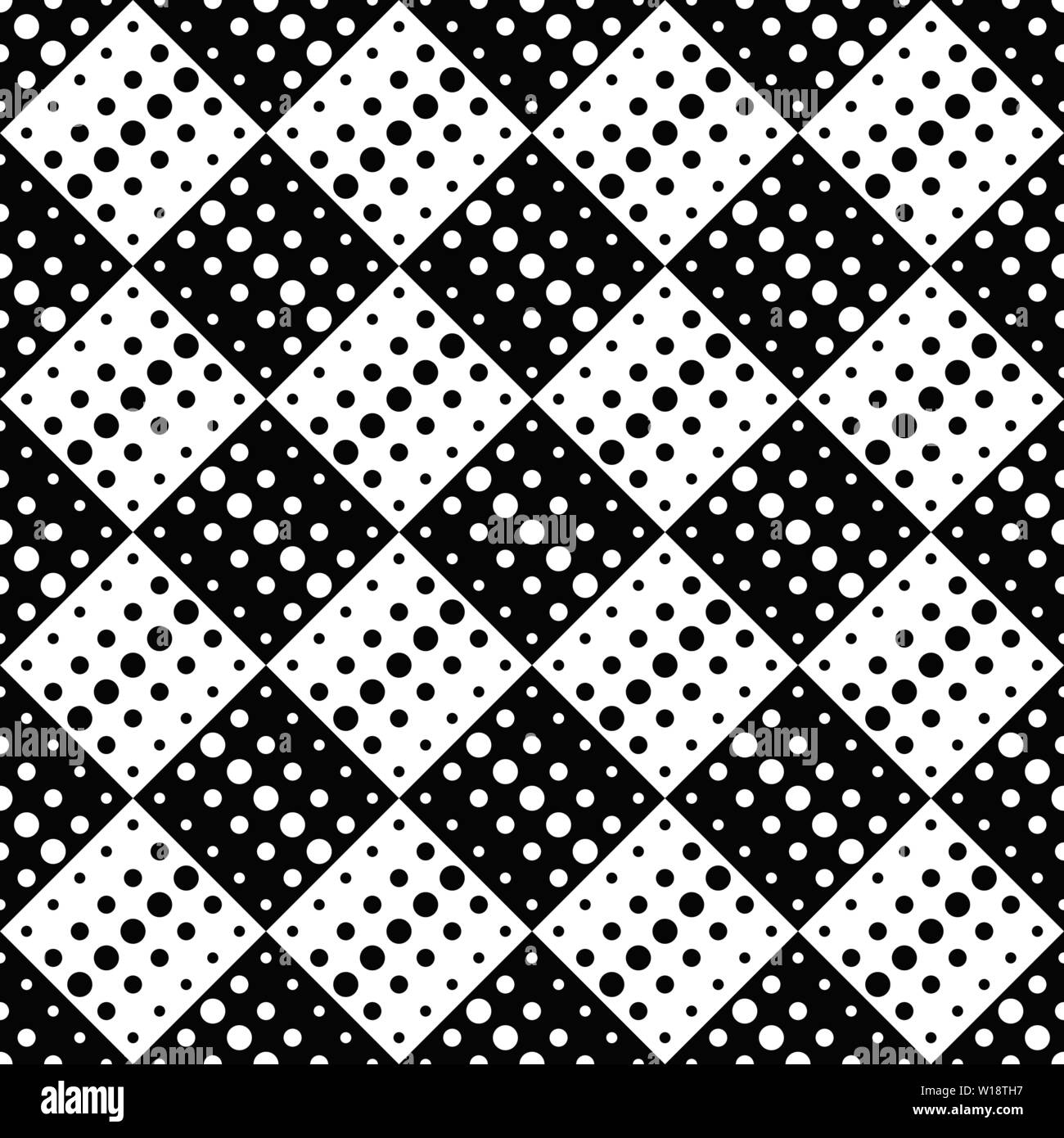 Geometrical dot pattern background - abstract vector graphic from ...