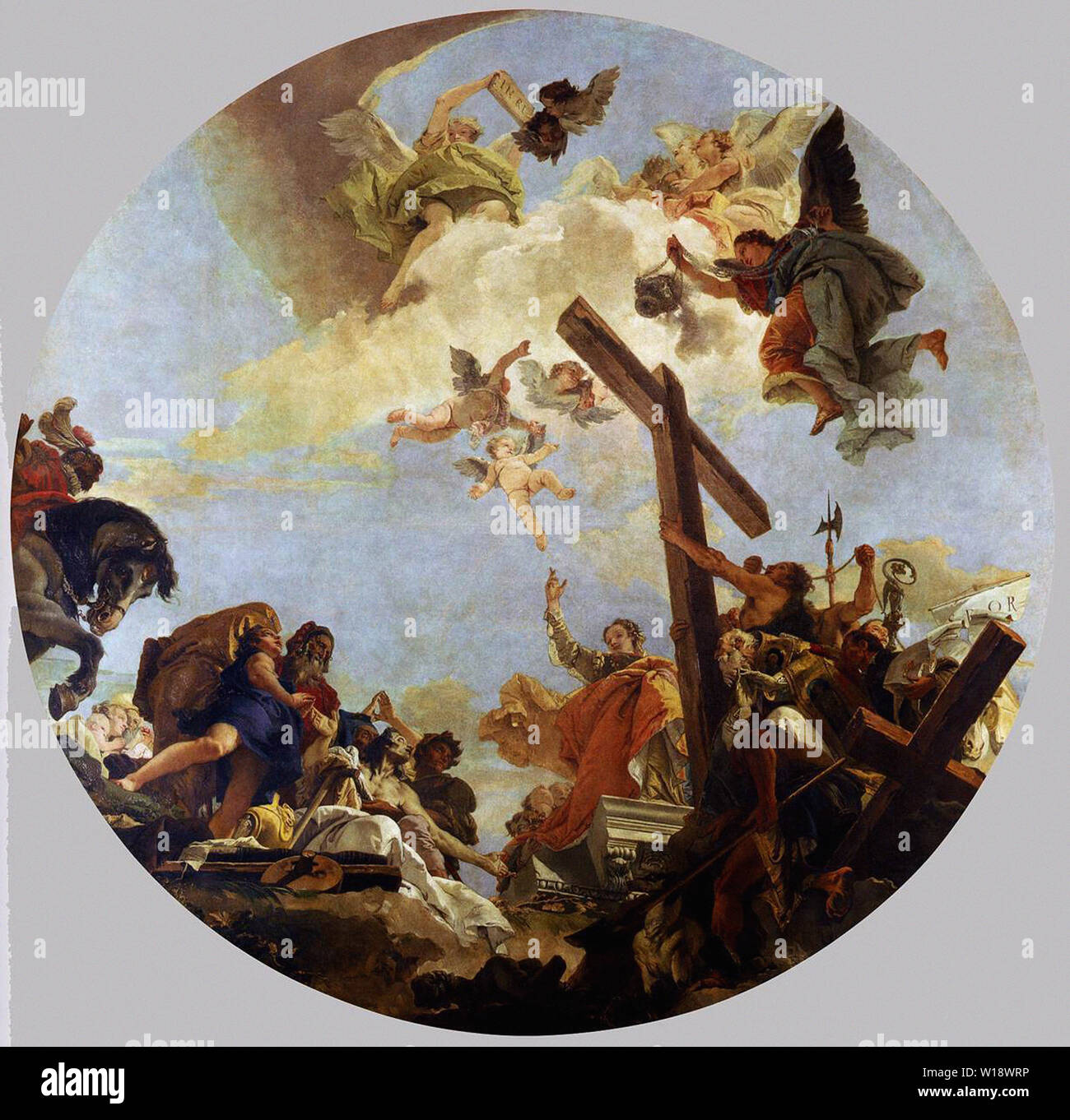 Giambattista Tiepolo - Discovery True Cross St Helena C 1745 Stock Photo