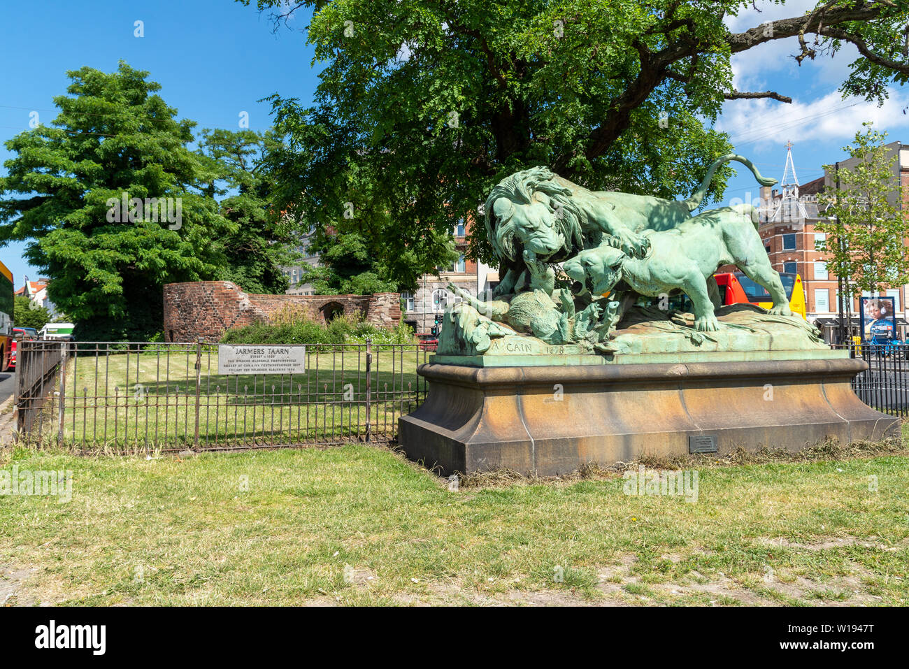 Jarmers Taarn in Jarmers Plads in Copenhagen, Denmark Stock Photo ...