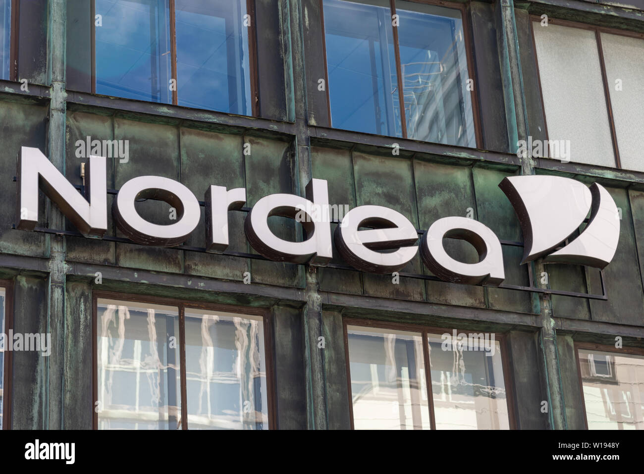 Nordea Bank Vesterport branch, Copenhagen, Denmark Stock Photo - Alamy