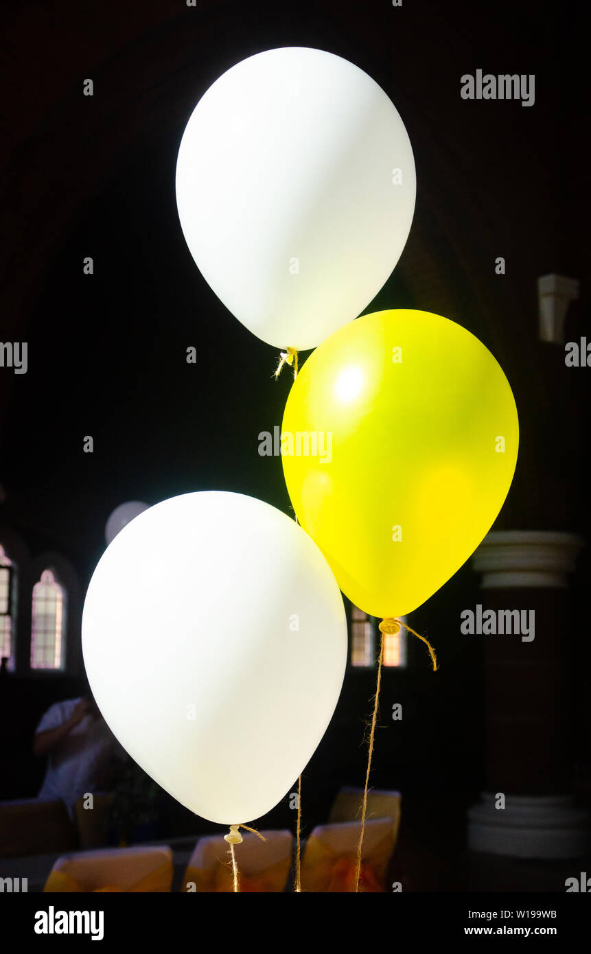 Helium filled rubber balloon hi-res stock photography and images - Alamy