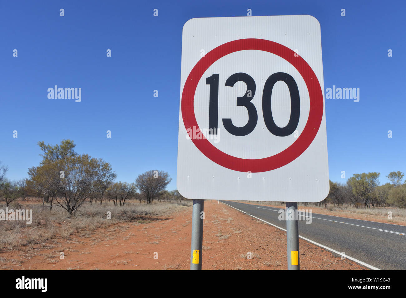 130km Speed Sign High Resolution Stock Photography and Images - Alamy