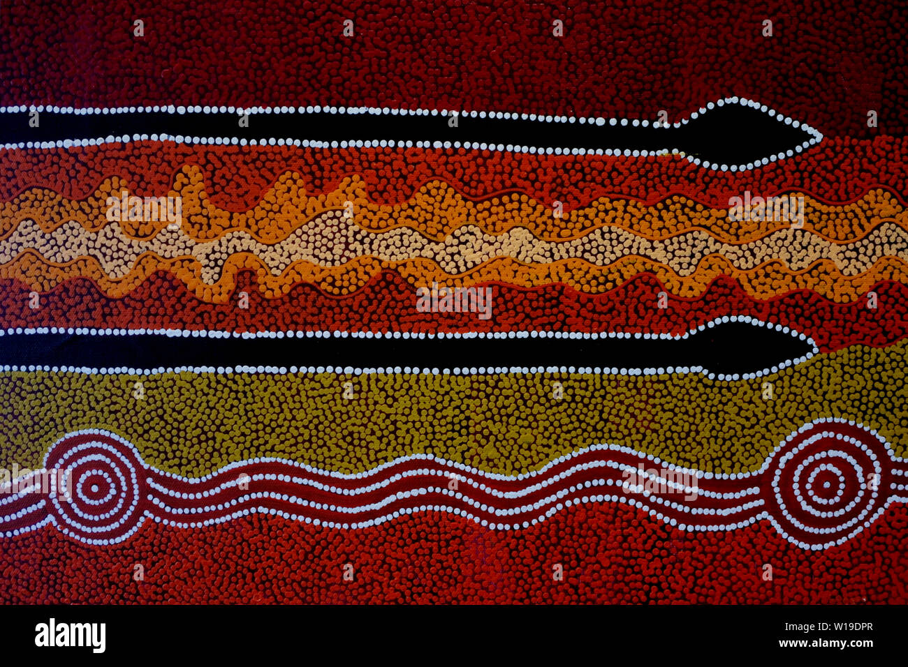 Aboriginal Art Alice Springs High Resolution Stock Photography and