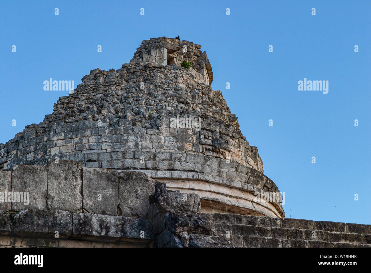 El Caracol, the Observatory at Chichen Itza, Mexico. Stock Photo