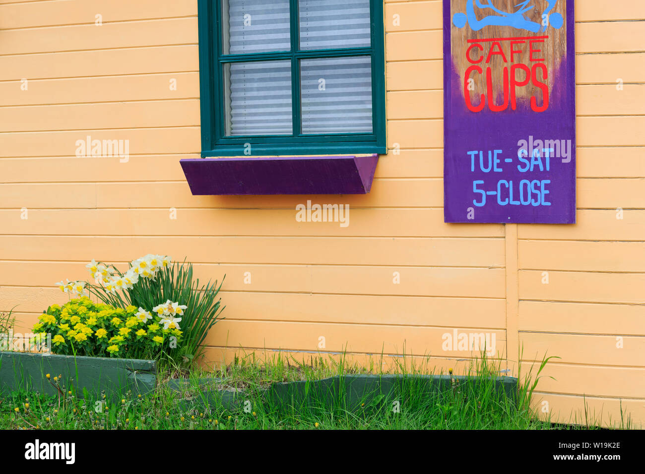 Store on Pioneer Avenue, Homer, Alaska, USA Stock Photo Alamy