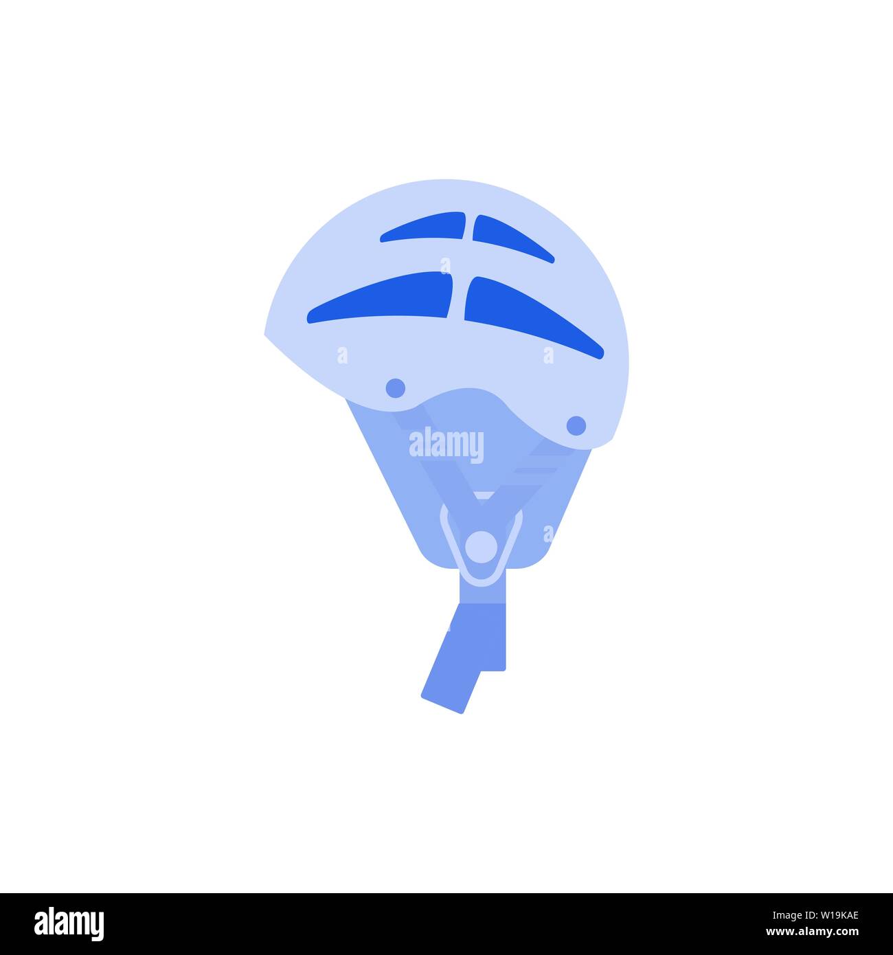 Winter sport icons collection. Skiing and snowboarding helmet isolated ...