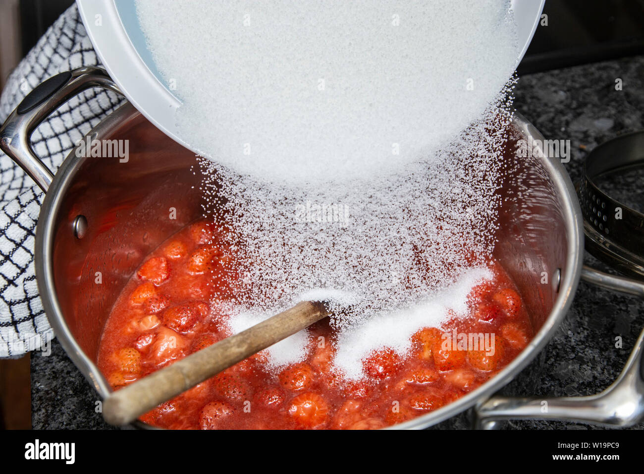 Strawberry Jam Making High Resolution Stock Photography and Images Alamy