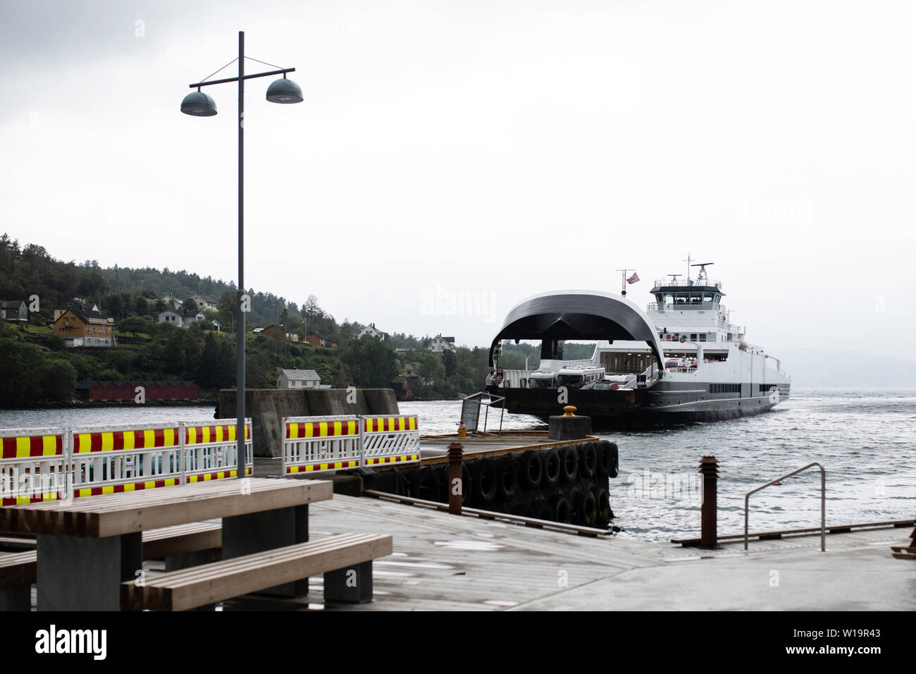 The ferry that crosses the Hardangerfjord between Jondal and