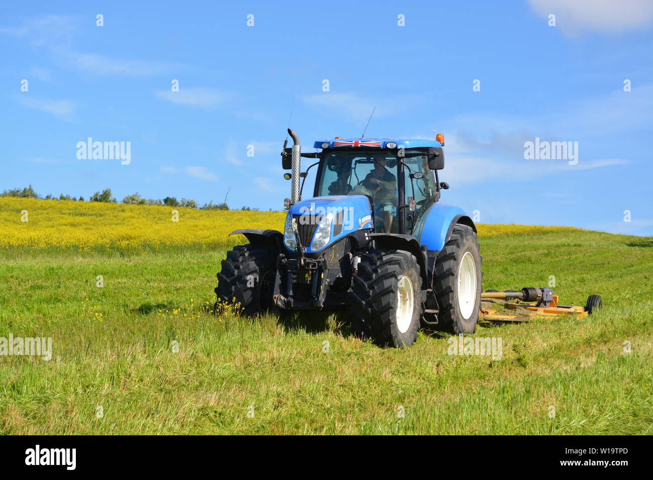 New Holland T7.235 Tractor Stock Photo