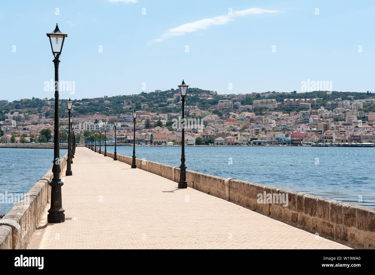 Drapano bridge, Drapano, Kefalonia, Ionian Islands, Greece, Europe Stock Photo