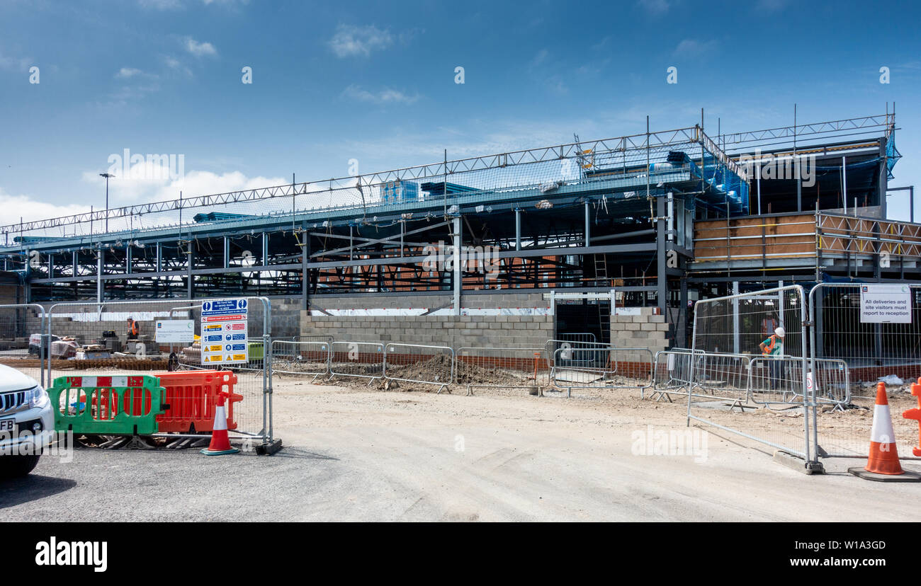 Aldi store in Chelmsford under construction Stock Photo Alamy