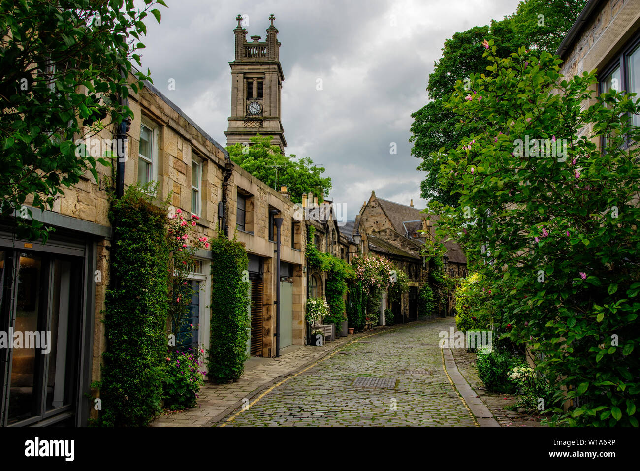 Circus Lane Stockbridge Edinburgh Stock Photo Alamy
