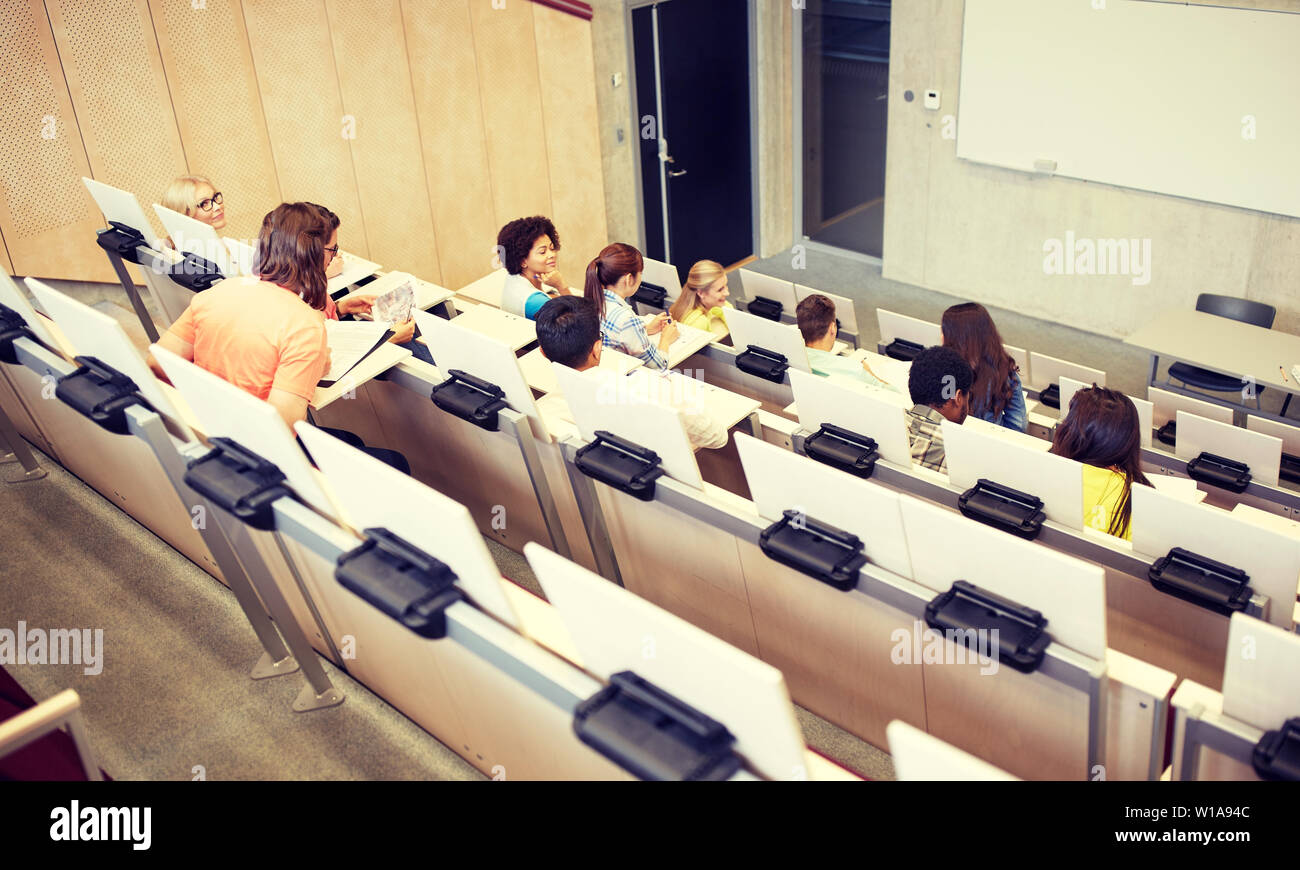 international students at university lecture hall Stock Photo - Alamy