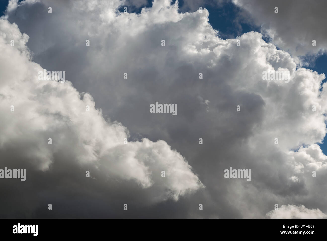 Cloudy sky after a storm Stock Photo - Alamy