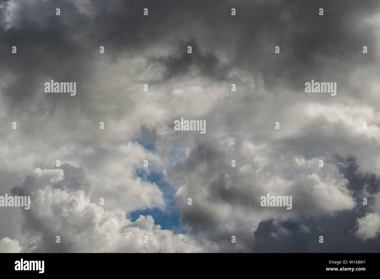 Cloudy sky after a storm Stock Photo - Alamy