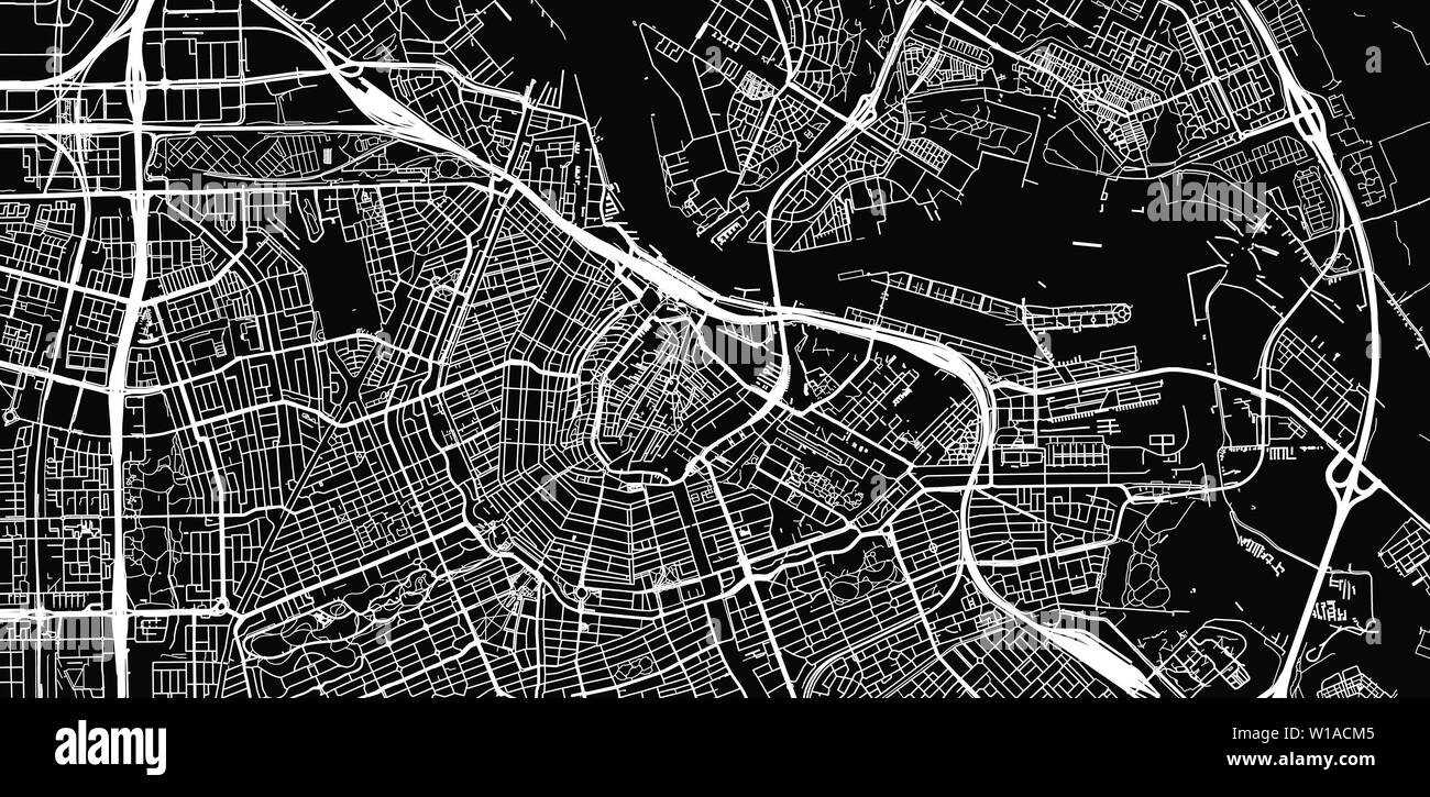 Urban Vector City Map Of Amsterdam The Netherlands Stock Vector Image Art Alamy Urban Vector City Map Of Amsterdam The Netherlands Stock Vector Image Art Alamy