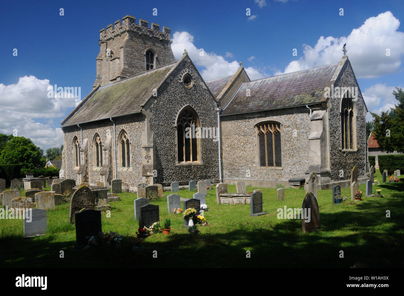 The Church of St. Martin, in Fornham St. Martin, Suffolk, England Stock Photo