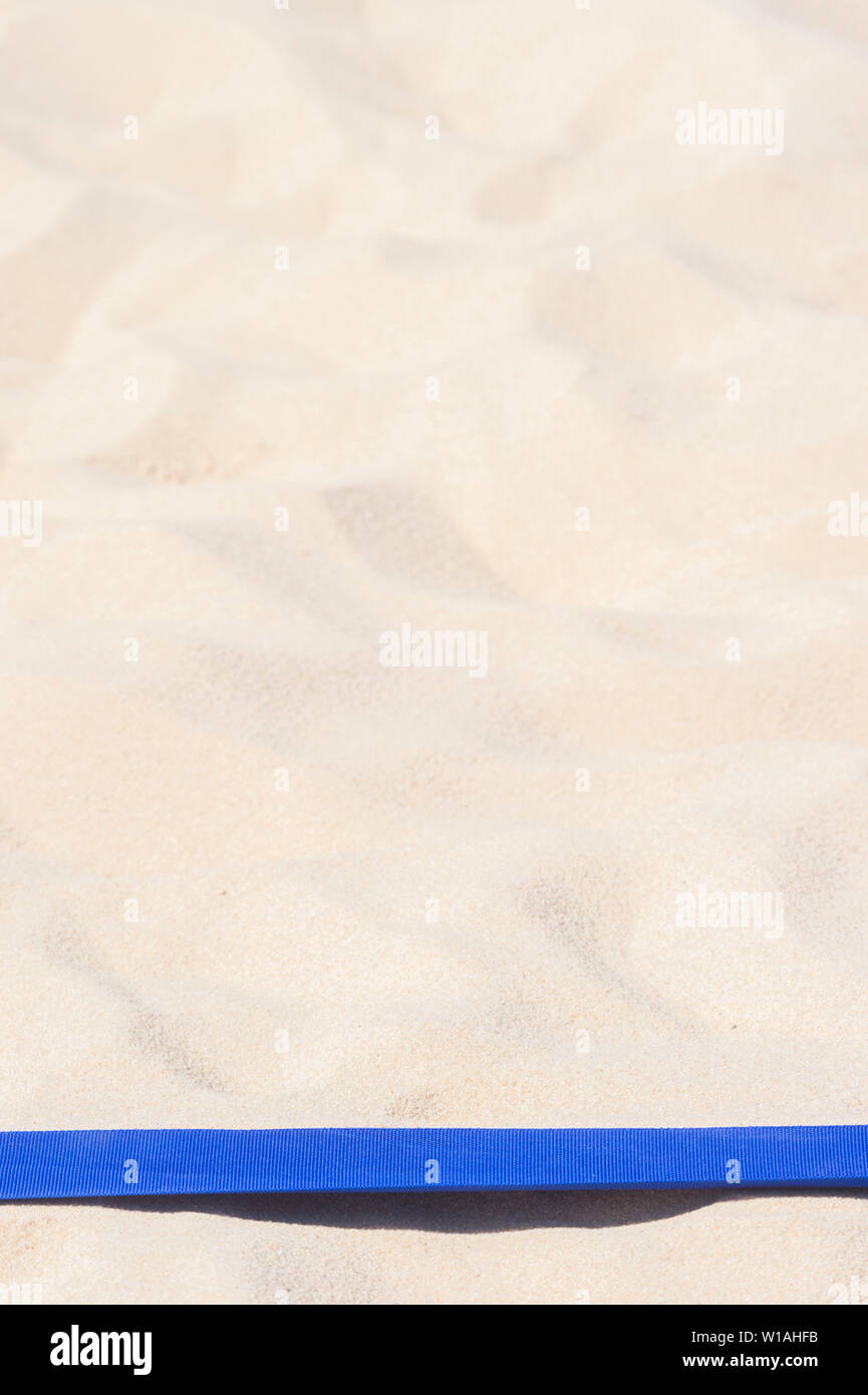 beach volleyball, soccer, handball court up close and in detail with