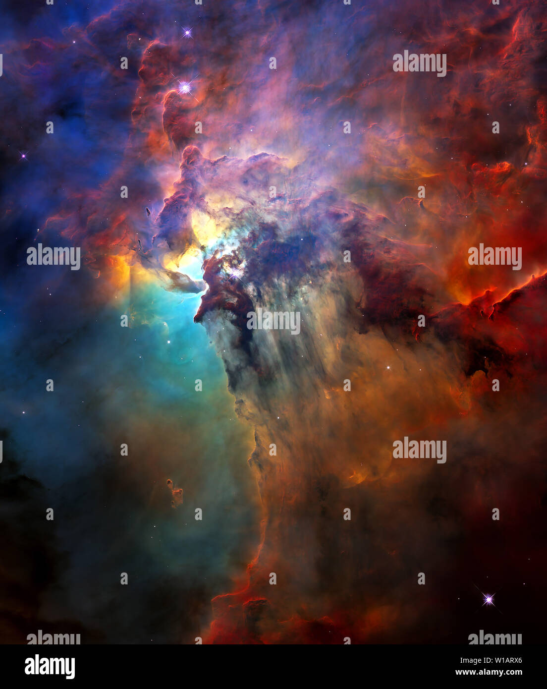 Lagoon Nebula Stock Photo