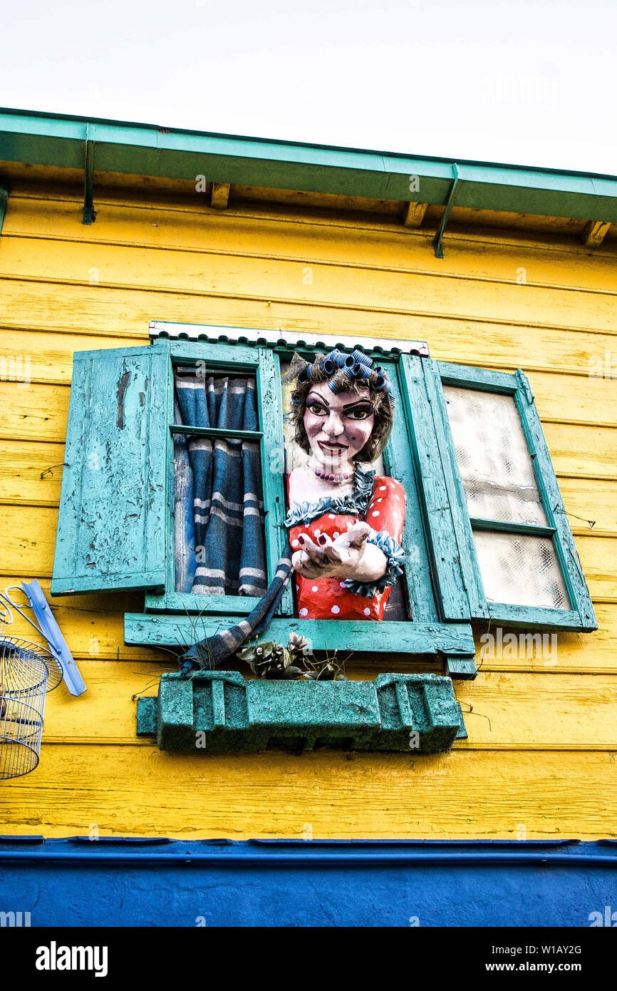 Buenos Aires, Argentina. 11th Oct, 2009. A colourful house seen in El Caminito. Credit: Ricardo Ribas/SOPA Images/ZUMA Wire/Alamy Live News Stock Photo