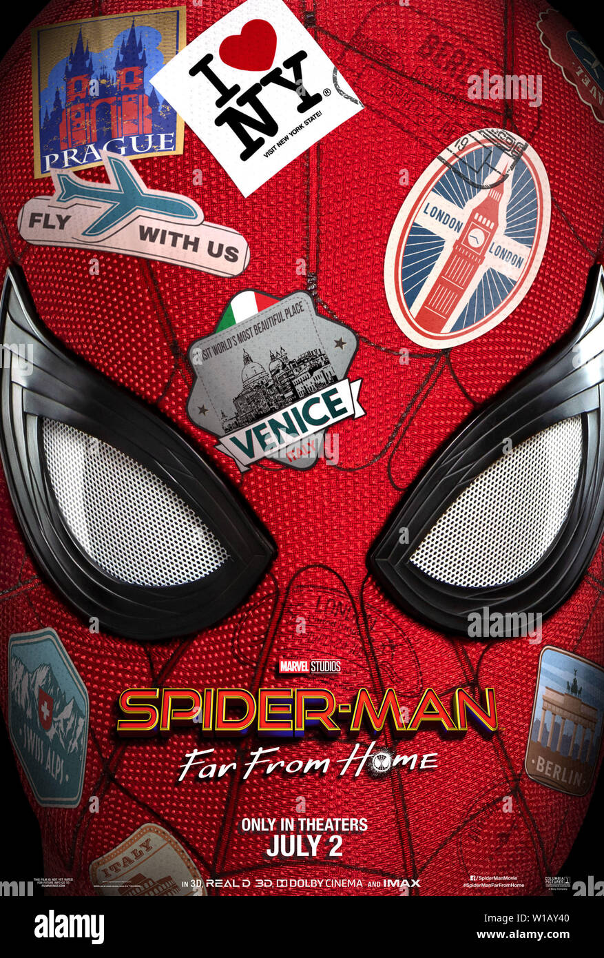 SPIDER-MAN: FAR FROM HOME, US Advance poster, 2019. © Columbia