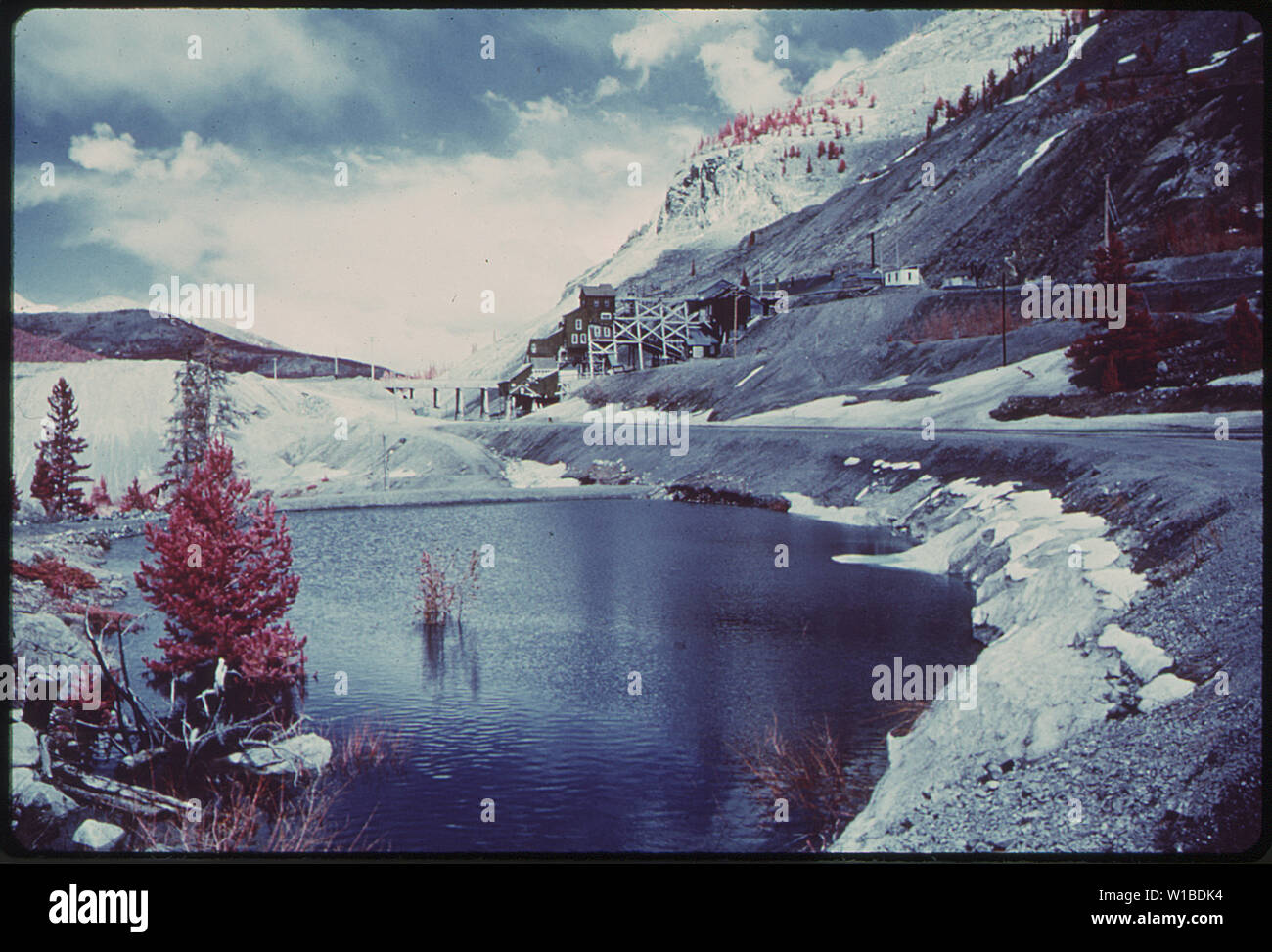 COLORADO FUEL AND IRON COMPANY FELDSPAR MINE ON MONARCH PASS. (INFRARED