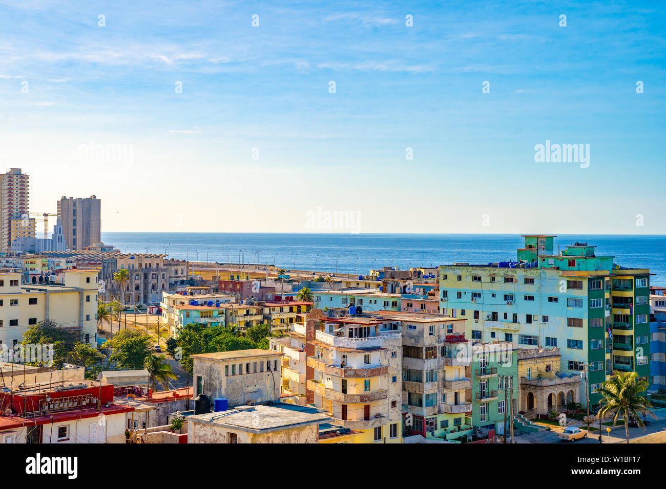 Panoramic View of Havana, Cuba. Stock Photo