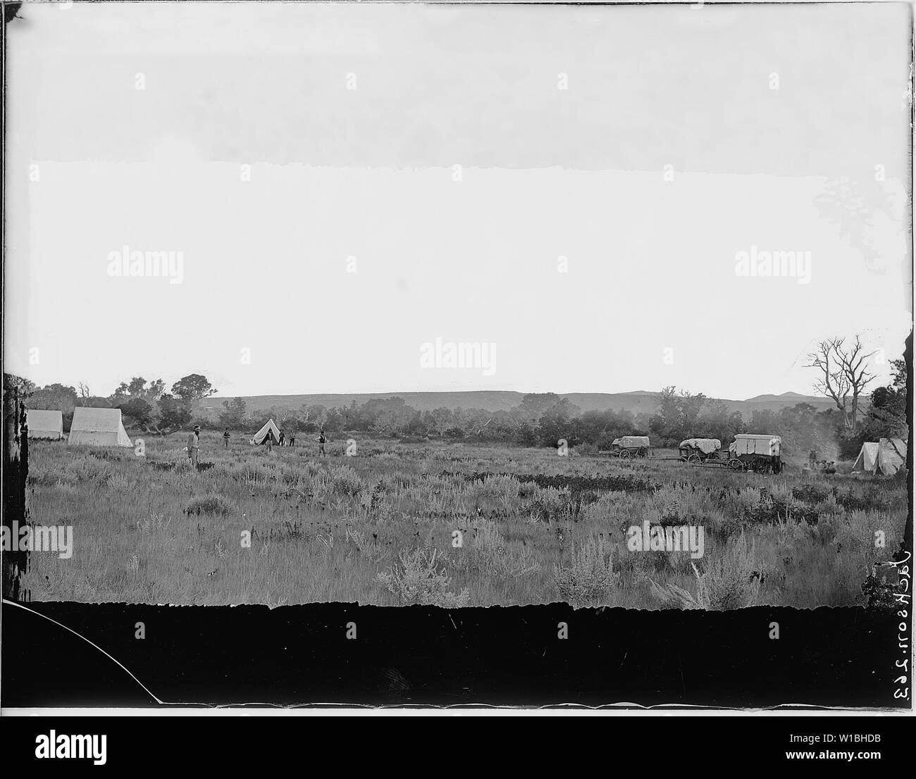 Camp on the La Bonte Creek, Converse County, Wyoming Stock Photo Alamy