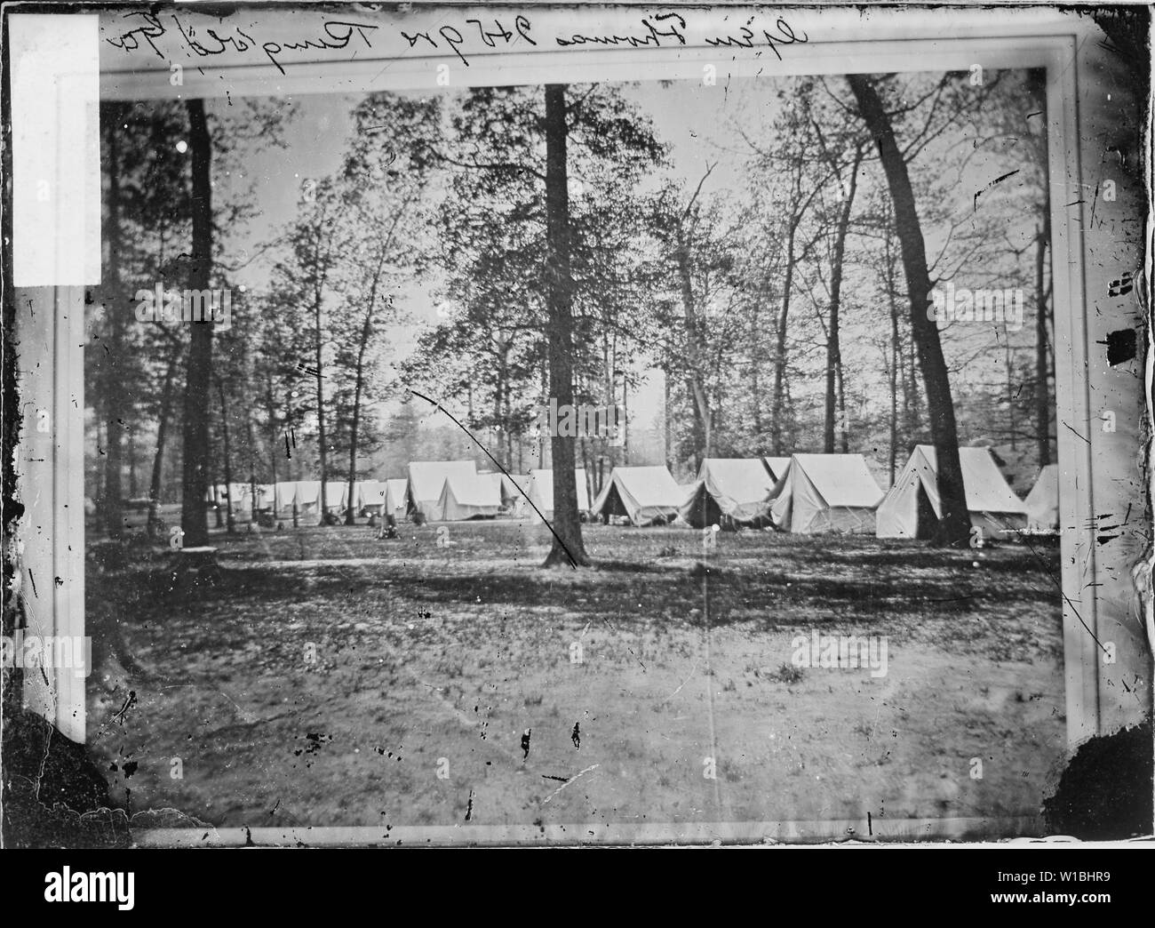 Camp scene, Chickamauga, Tenn Stock Photo - Alamy