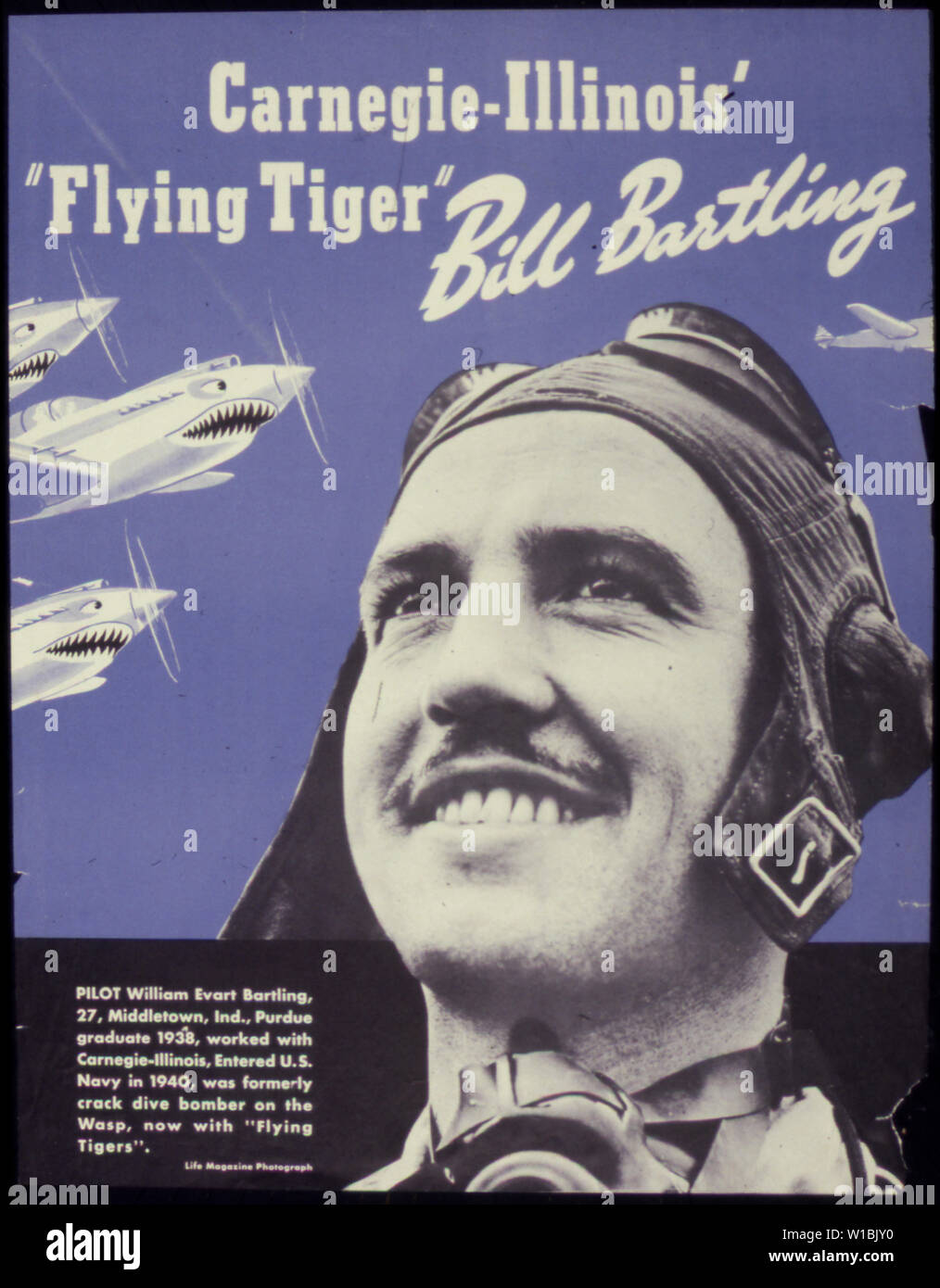 CarnegieIllinois' Flying Tiger Bill Bartling Stock Photo Alamy