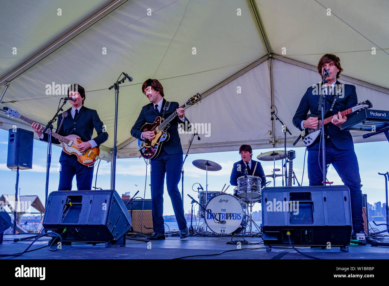 Beatles cover band hires stock photography and images Alamy