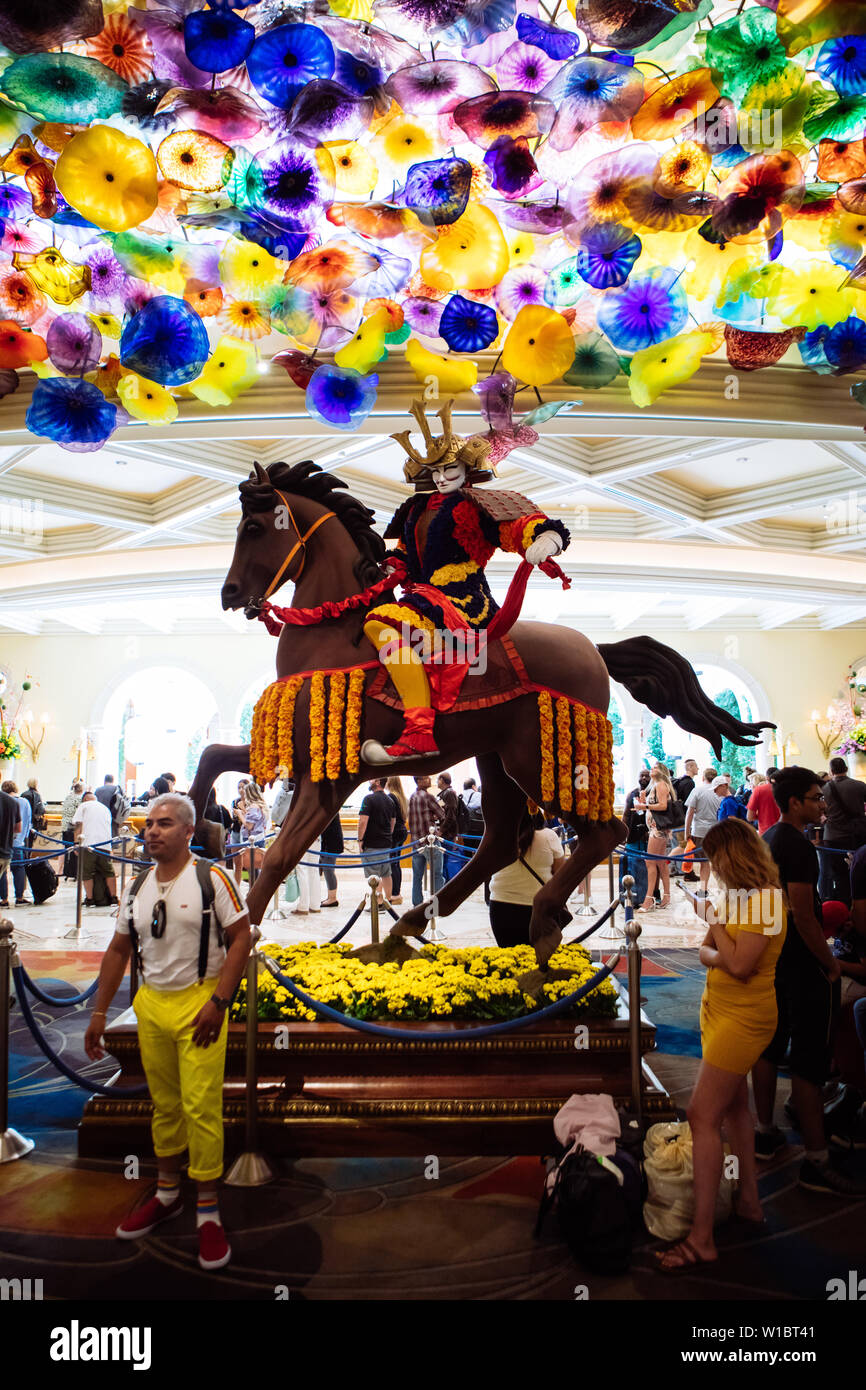 Bellagio hotel lobby ceiling hires stock photography and images Alamy