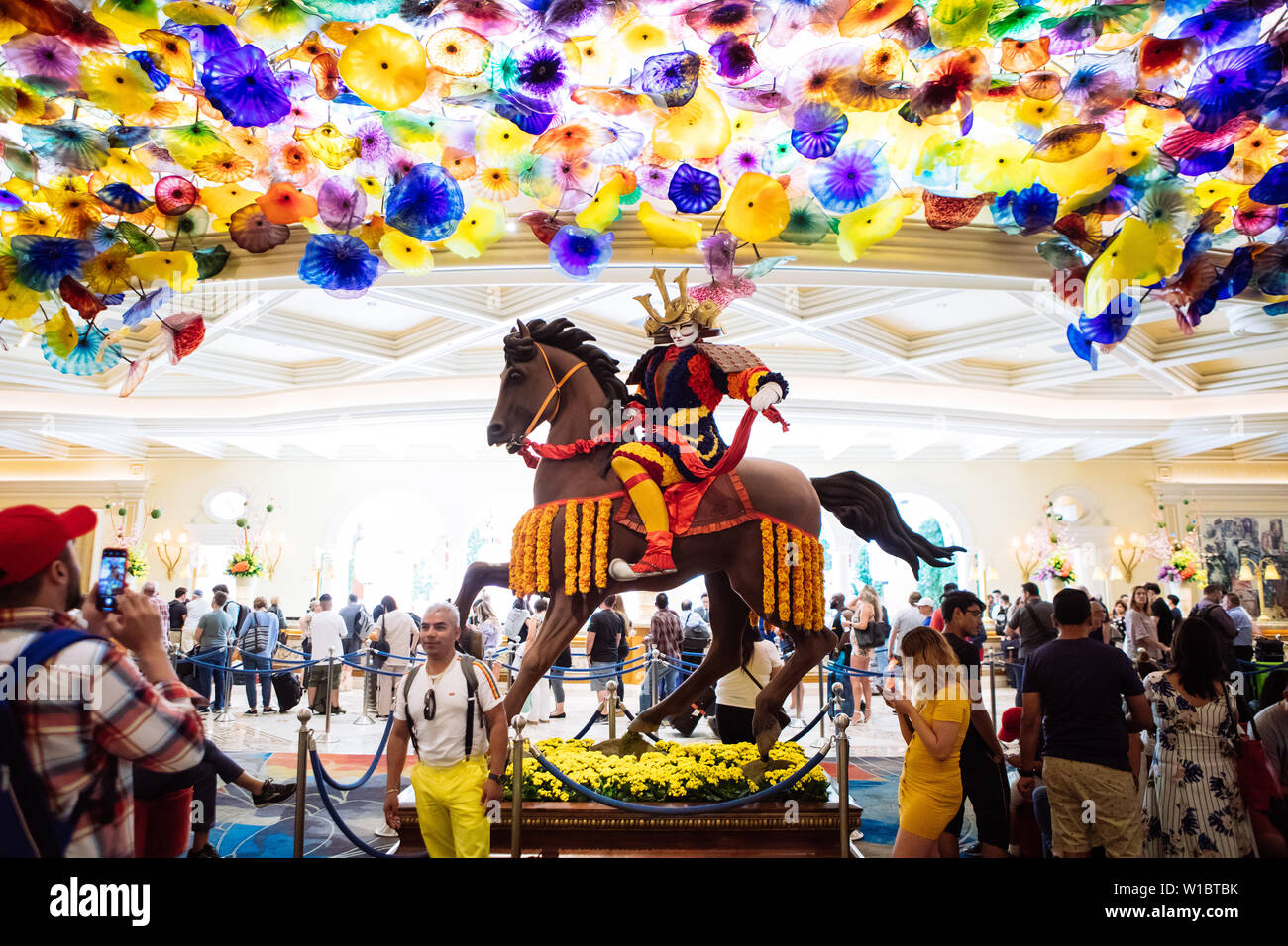 Bellagio hotel lobby ceiling hires stock photography and images Alamy