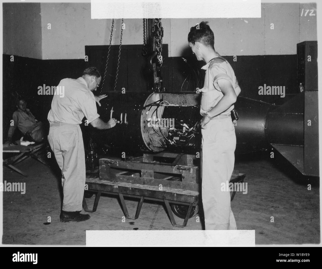 comdr-a-f-birch-numbering-lb-little-boy-unit-l-11-before-loading