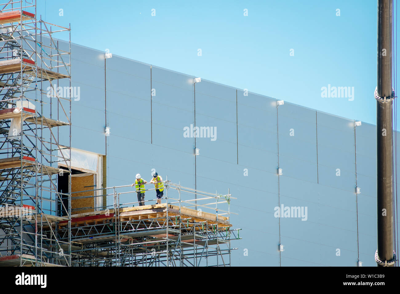 Dresden Germany 27th June 2019 View Of The Construction Site