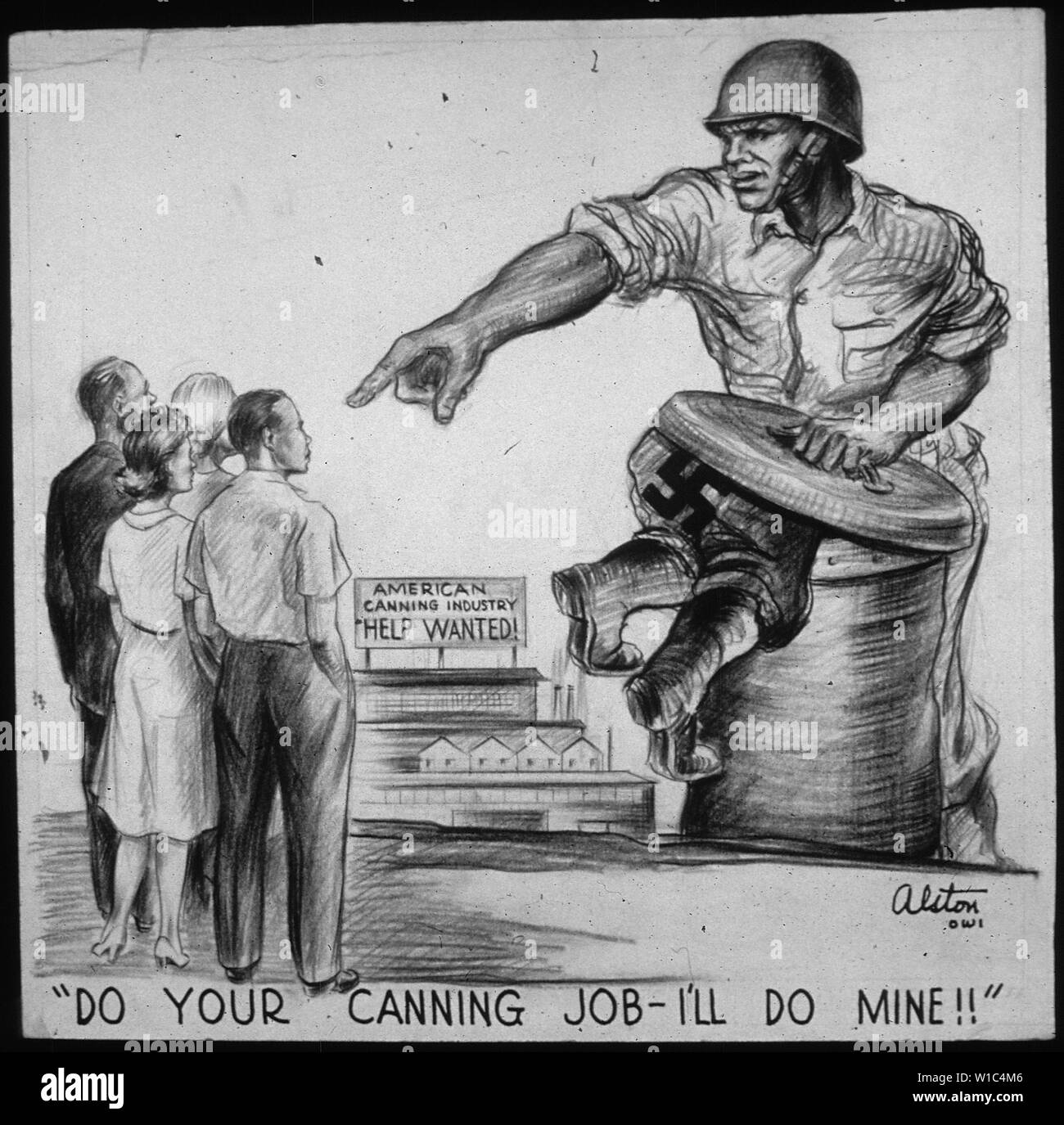 DO YOUR CANNING JOB I'LL DO MINE!! Stock Photo Alamy