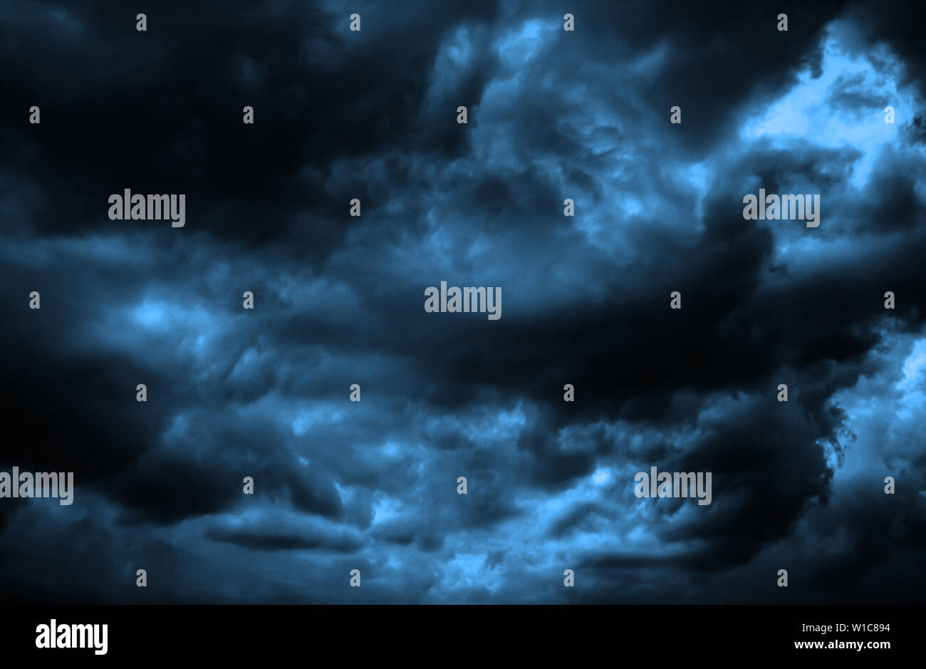 Cloudy stormy black and white dramatic sky background Stock Photo - Alamy