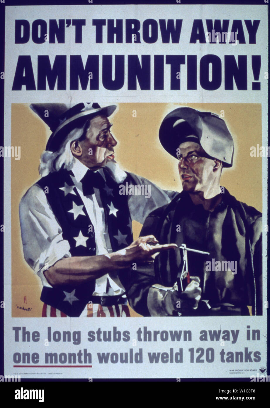 Don't Throw Away Ammunition! (would weld 120 tanks Stock Photo Alamy
