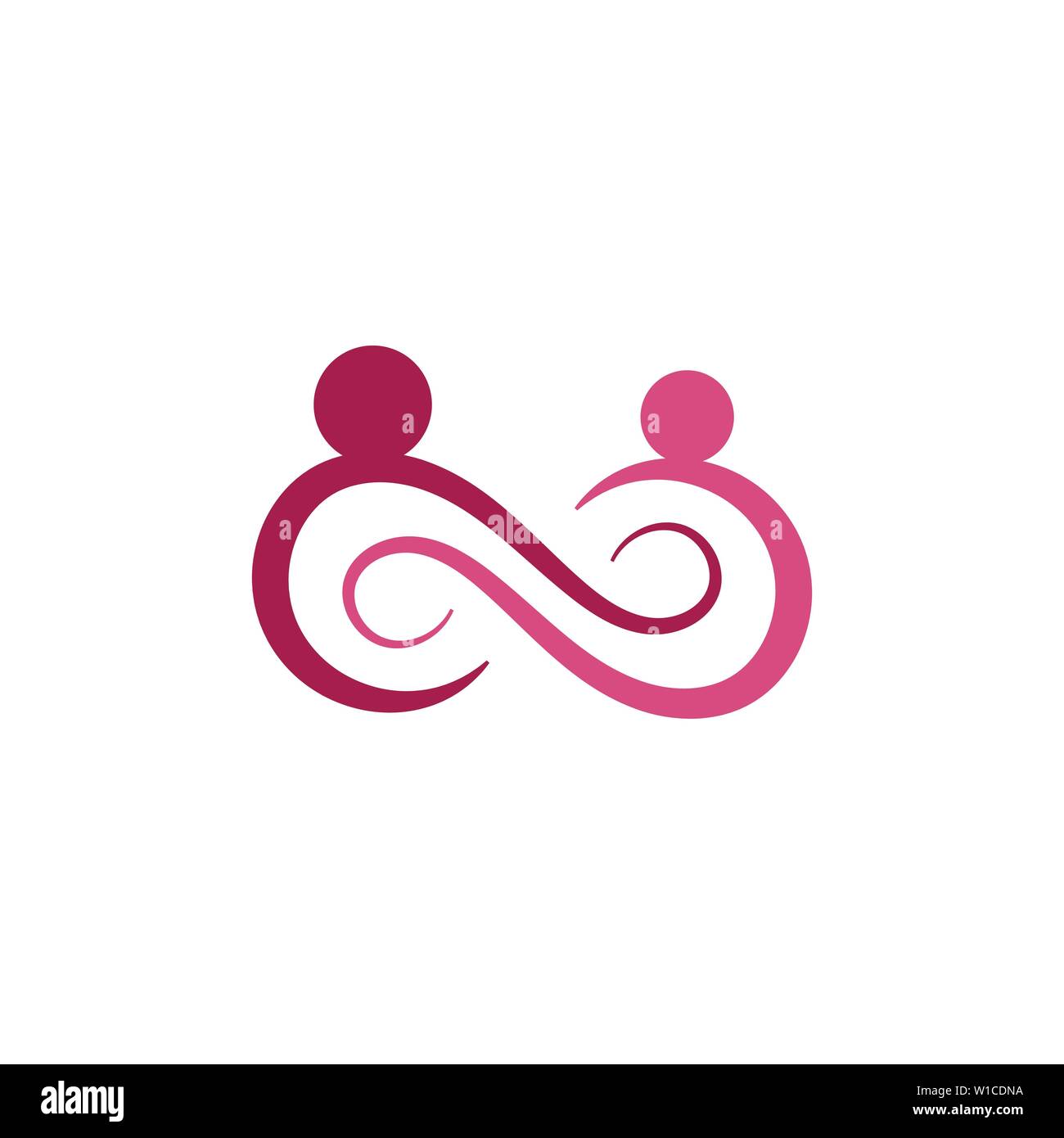 Family care infinity logo and symbol vector Stock Vector Image & Art ...