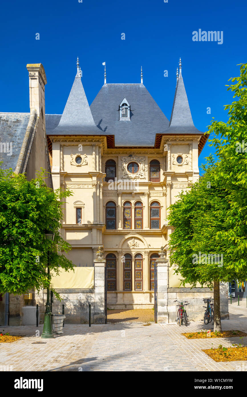 Traditional architecture of Orleans old streets. Orleans, France Stock Photo
