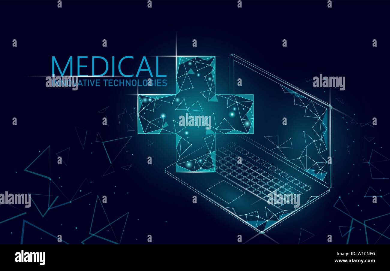 Medical Cross Symbol Doctor Online Concept Medical Consultation