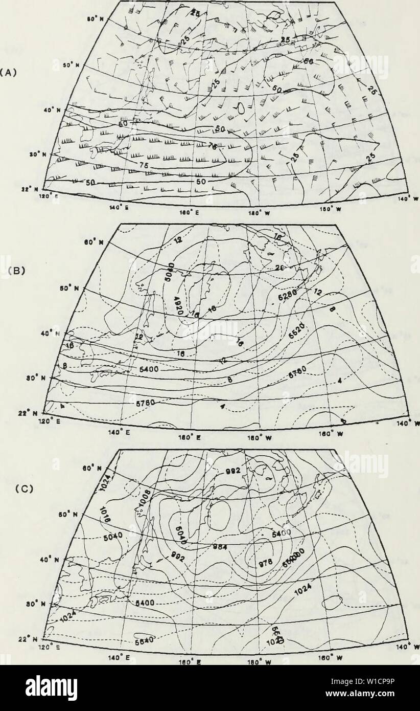 Archive image from page 71 of Diagnostic verification of the GLAS.  Diagnostic verification of the GLAS general circulation model as applied to  a case of extratropical maritime explosive cyclogenesis. .  diagnosticverifi00eber Year: