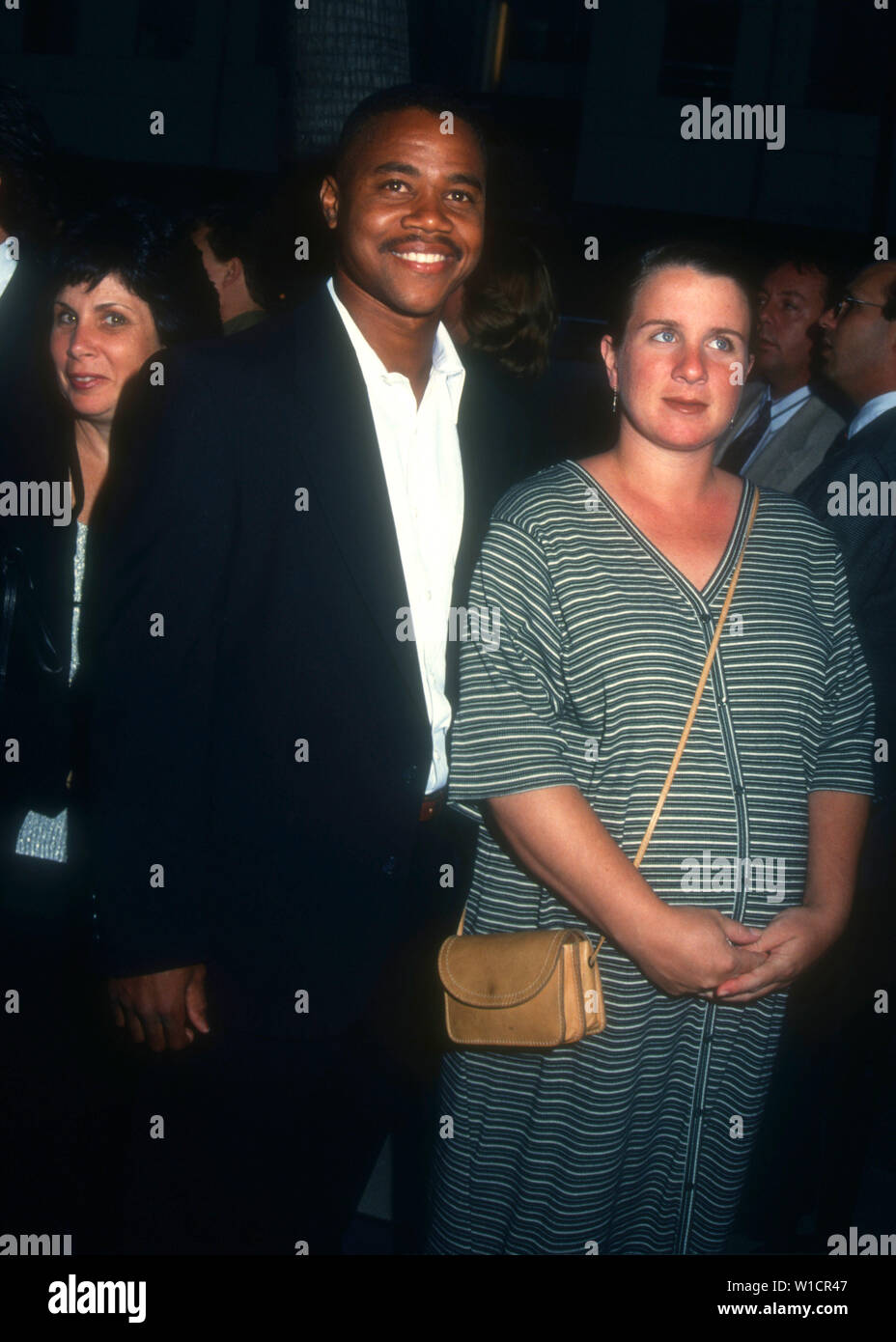 Beverly Hills, California, USA 28th July 1994 Actor Cuba Gooding Jr. and wife Sara Kapfer attend New Line Cinema's 'The Mask' Premiere on July 28, 1994 at The Academy Theatre in Beverly Hills, California, USA. Photo by Barry King/Alamy Stock Photo Stock Photo