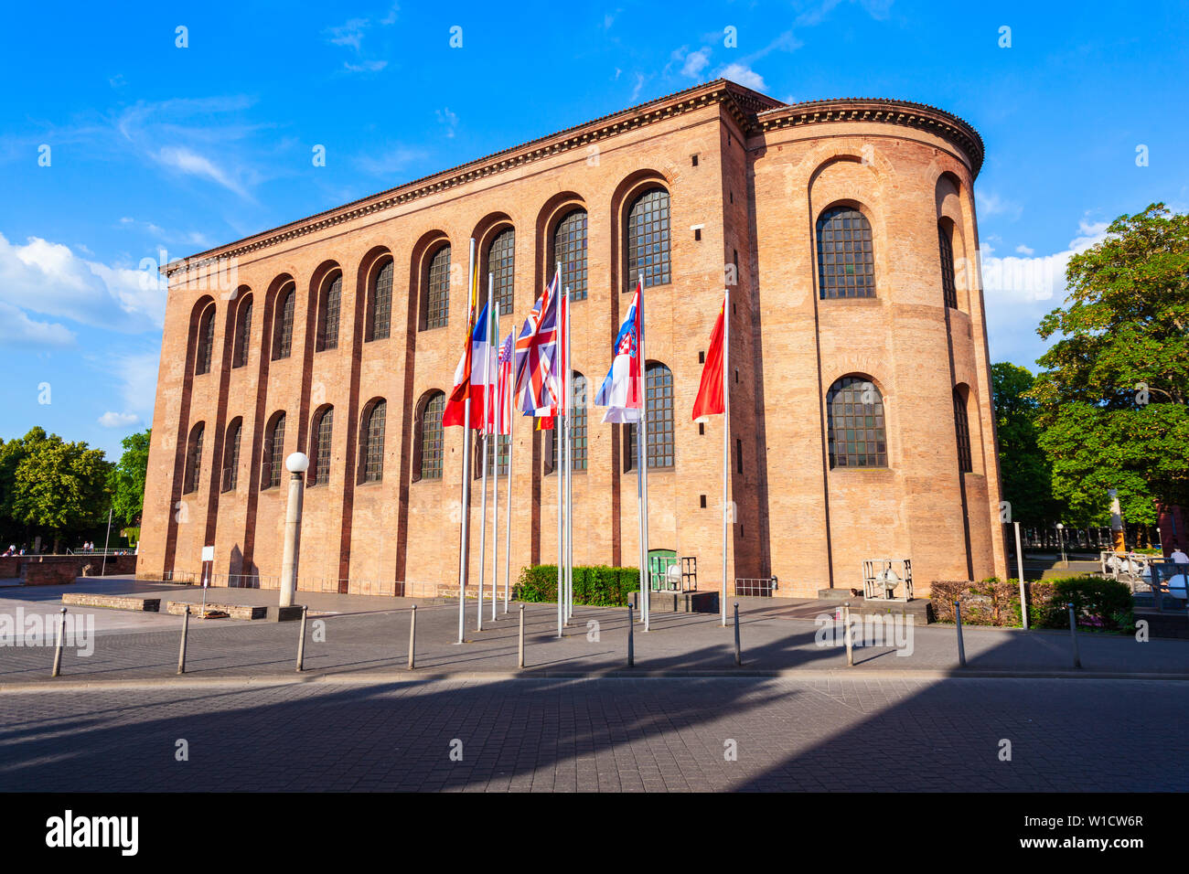 Basilica of Constantine or Aula Palatina is a Roman palace basilica at