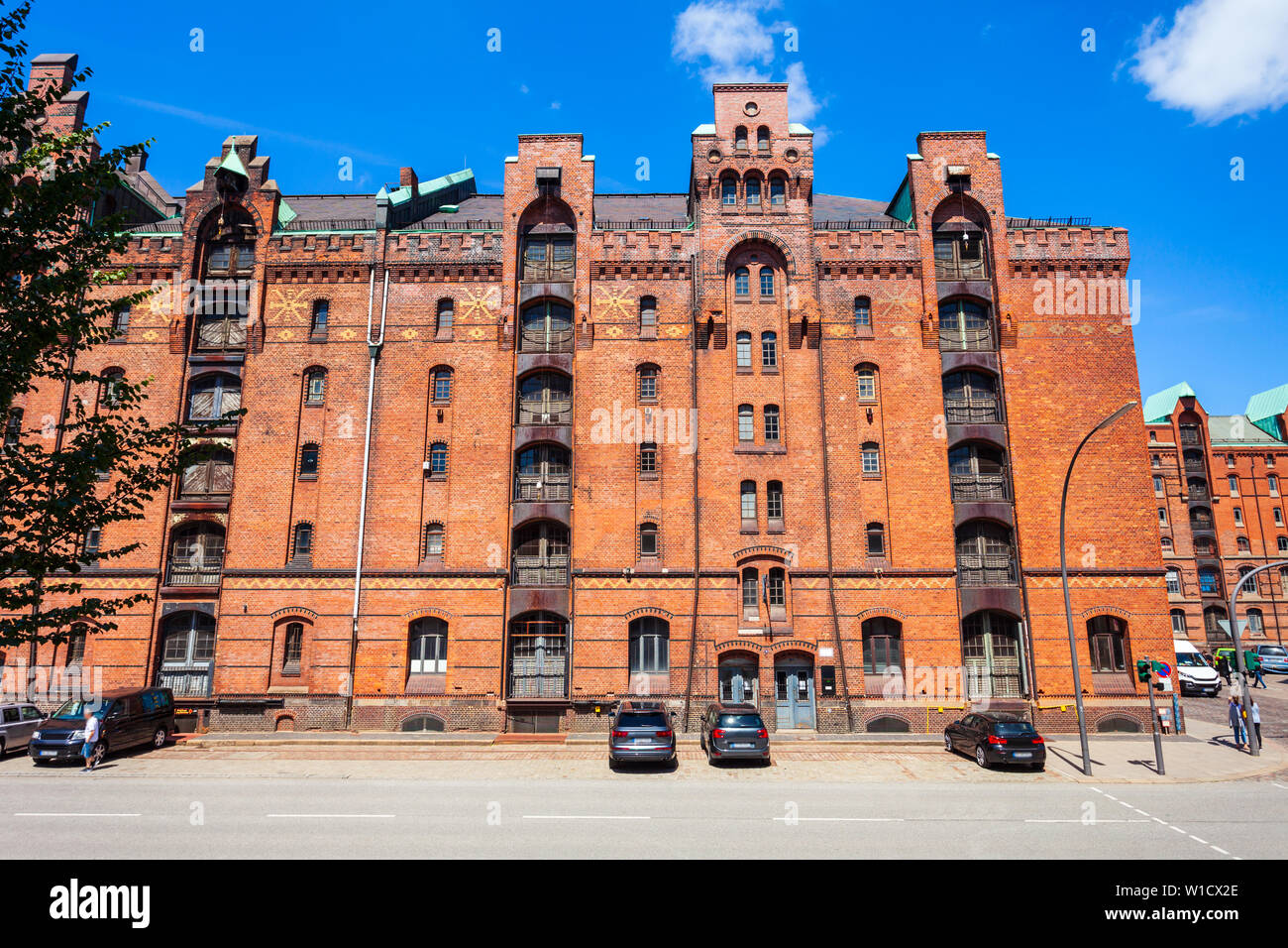 Spice Museum or Spicy Gewurzmuseum building in Hamburg city, Germany Stock Photo